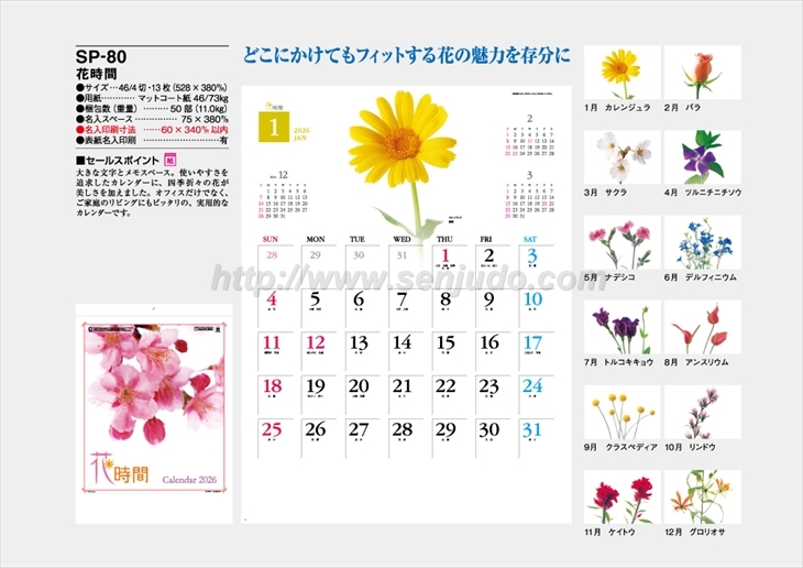 SP-80 花時間商品カタログ画像