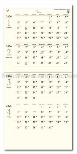 TD-797 プレミアム4ヶ月(日付マーカー付）ー上から順タイプー画像2